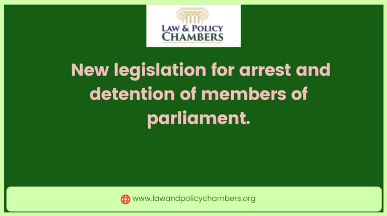 Parliament legislates lawandpolicychambers