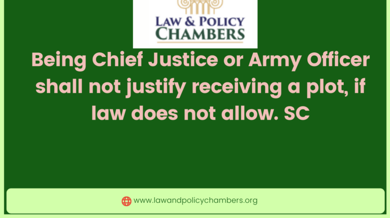 Chief Justice or Army Officer lawandpolicychambers
