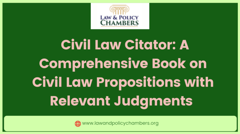 Citator of Civil Laws lawandpolicychambers