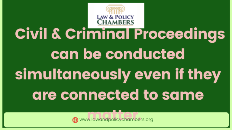 Civil and Criminal Proceedings lawandpolicychambers