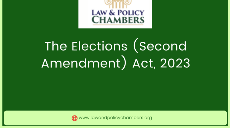 The Elections (Second Amendment) Act, 2023