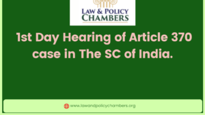 Day-1 Hearing of Article 370 Case in The SC of India.