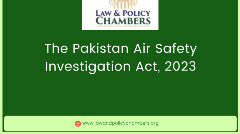 The Pakistan Air Safety Investigation Act, 2023