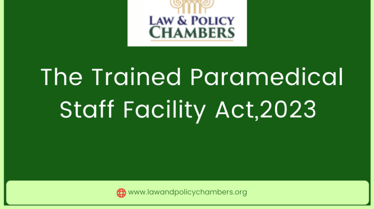 The Trained Paramedical Staff Facility Act,2023